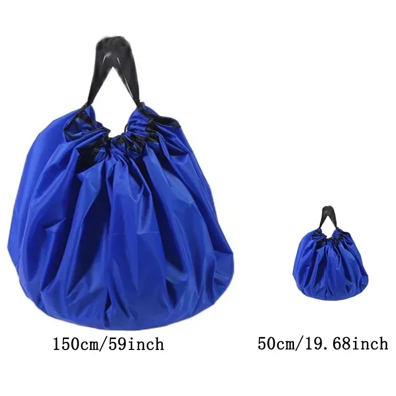 sac de rangement pour jouets d'enfants, tapis de jeu portable pour blocs de construction, organisateur multifonctionnel avec poignée de transport, cadeau de noël
