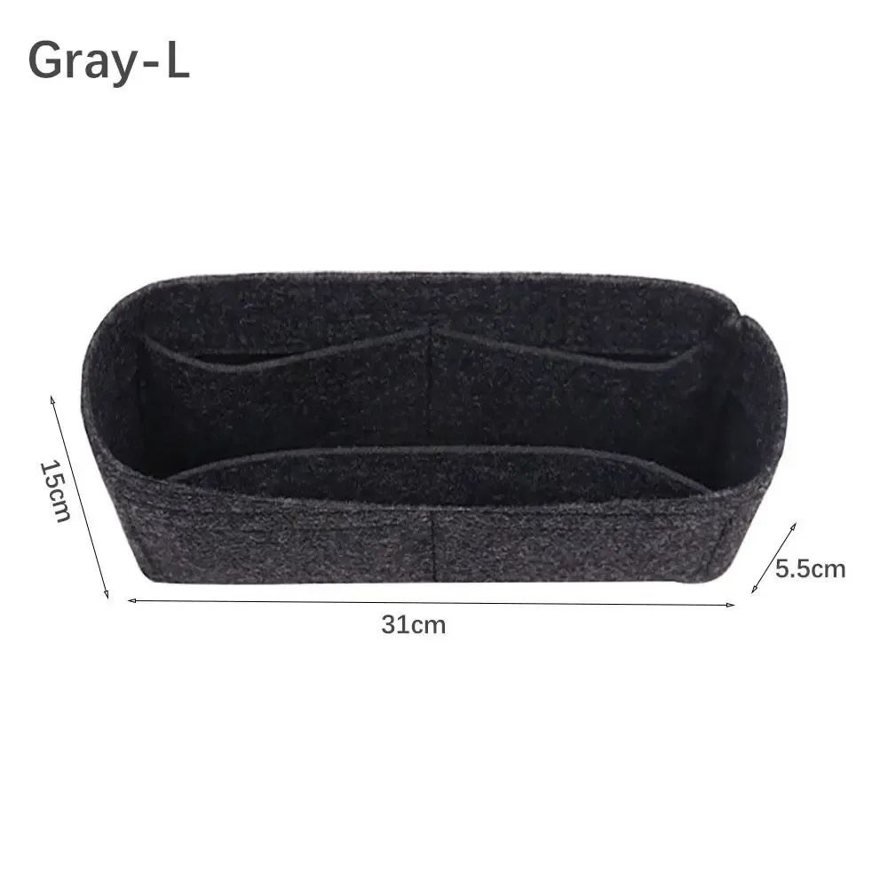 sac d'insertion en feutre durable, sac de rangement, support, sac interne, sac d'organisation portable, organisateur