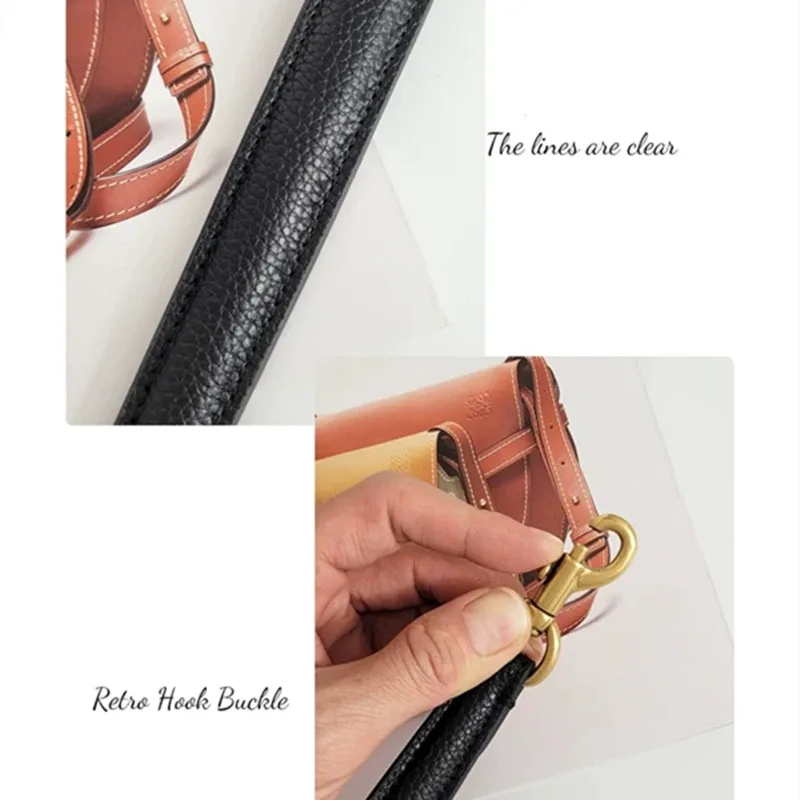 accessoires de ceinture de sac, sangle courte adaptée aux sous les bras, sacs à bandoulière simples, sangles de remplacement, pièces de mise à niveau diy