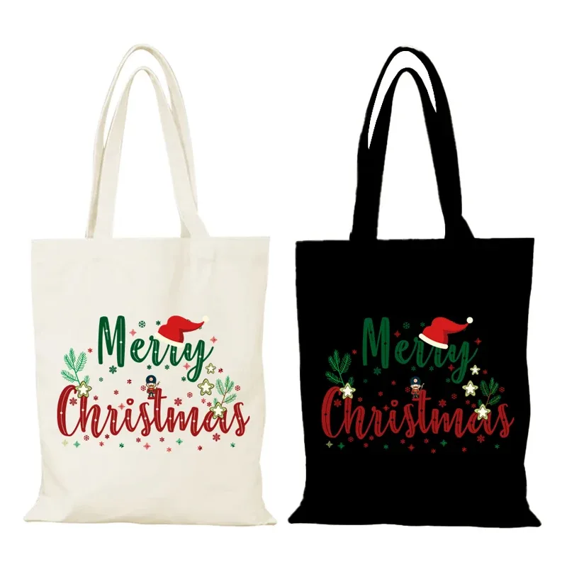 Sac De shopping dessin animé nouveaux sacs à main joyeux noël Anime Sac fourre-tout femme nouvel an cadeau Sac De cours dame sacs Sac à main femme