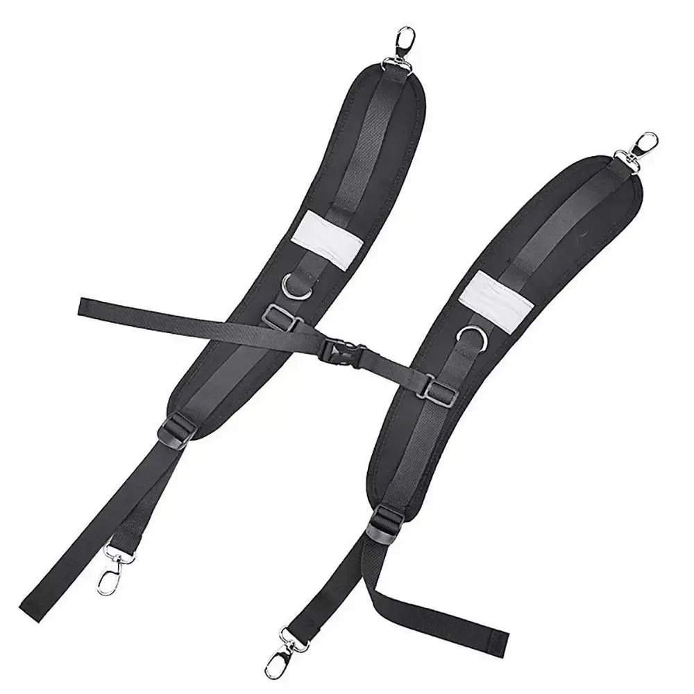 nouvelles sangles de sac à dos noires en tissu oxford, sacs antichoc, sangle d'épaule de remplacement, sangle de voyage