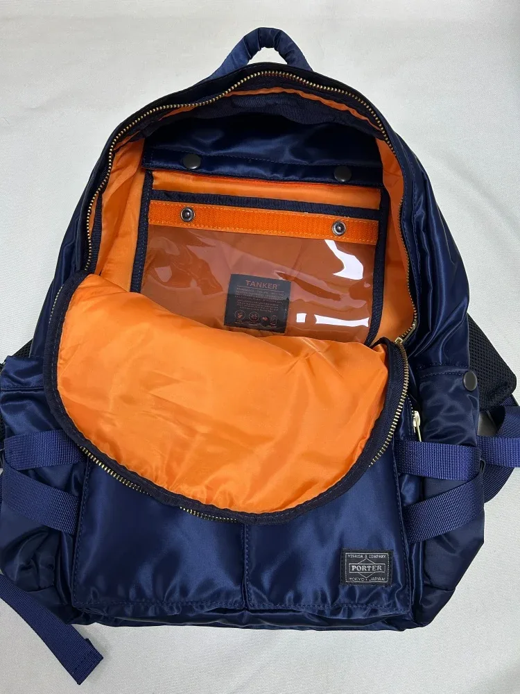 porter tanker 622-19842 sac à dos en nylon souple pour homme, grande capacité, pour ordinateur portable, randonnée, voyage d'affaires, école, sport, antivol, sac à dos de jour