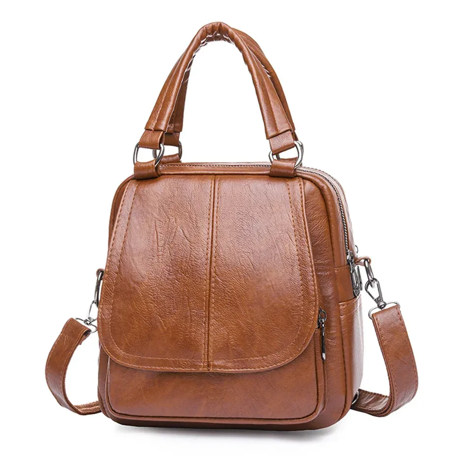 petit sac à dos rétro pour femme, multifonctionnel, grande capacité, initié, sac à bandoulière, sac à dos de voyage féminin, mini sac à main