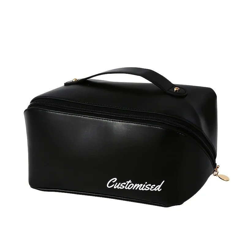 sac de rangement pour maquillage personnalisé pour femmes, pochette de voyage portable pour divers cadeaux de festival et de remise de diplôme