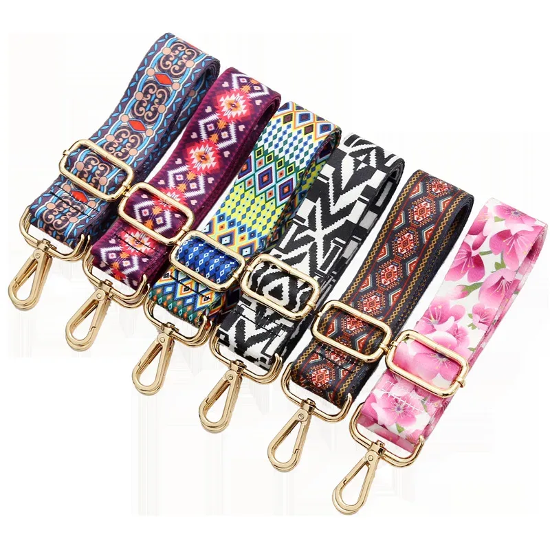 Sangle de sac arc-en-ciel 36 couleurs pour femme, bandoulière pour sac à main, ceinture pour sac, accessoires de sac, poignée, sacs bandoulière pour femme