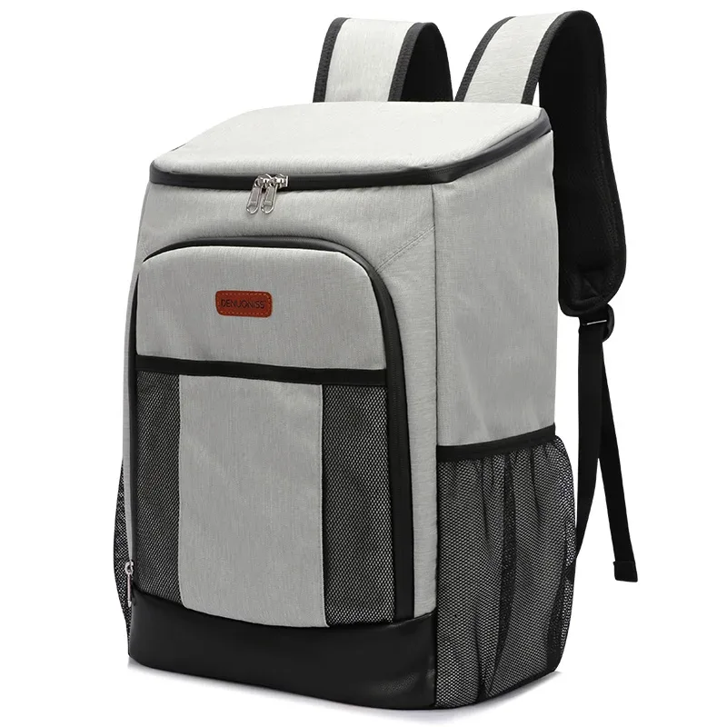 denuoniss 30l grande capacité sac à dos thermique porte alimentaire étanche refroidisseur sac à dos conteneur thermique grand isolation