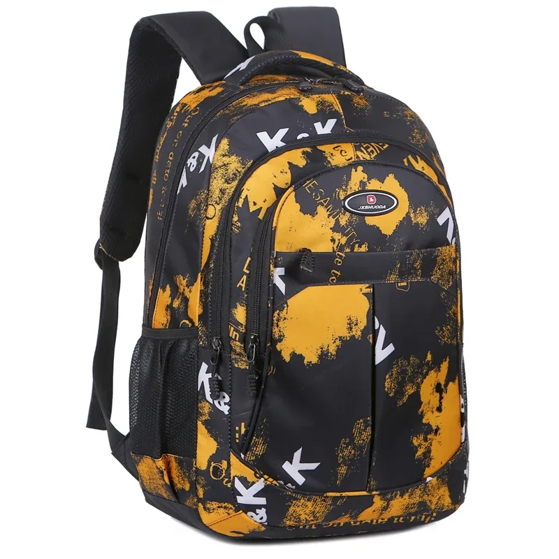 sac à dos pour hommes de grande capacité sac pour hommes sac à dos de voyage en tissu nylon léger sac d'école mode sac à dos pour ordinateur portable pour hommes décontracté