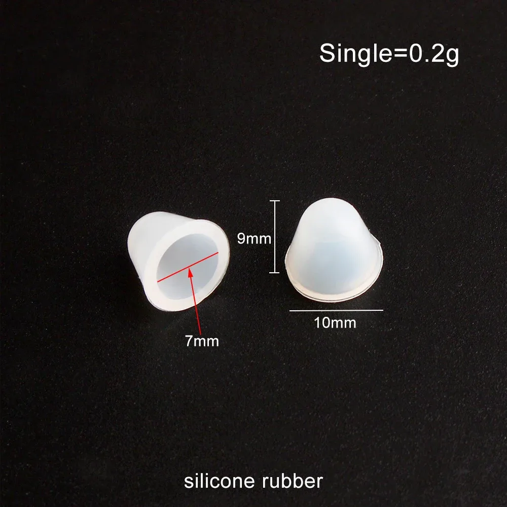 20 pièces/50pcs sac bas pied clou serrure siège housse de protection anti-dérapant résistant à l'usure portefeuille sac à main bas couverture en silicone