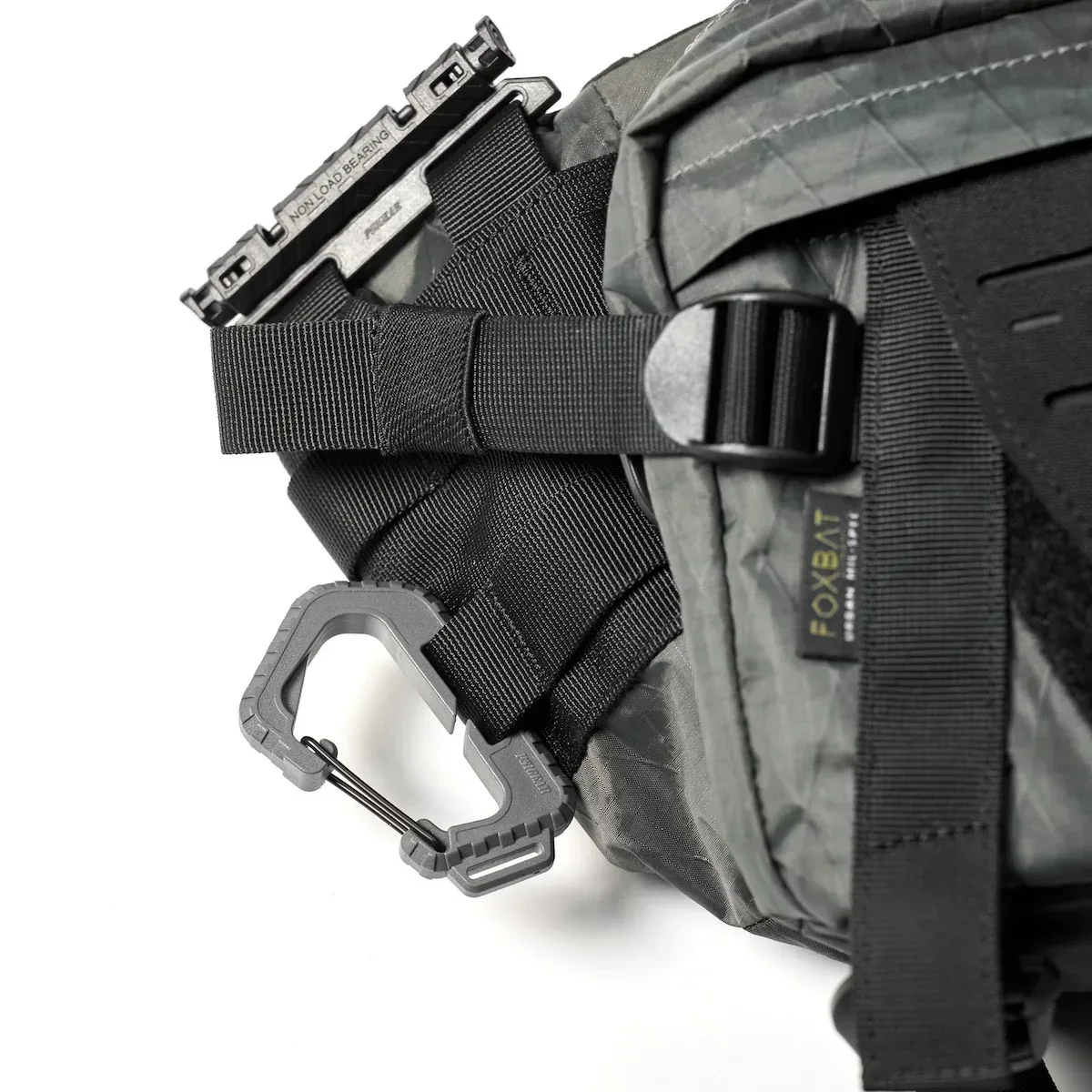 sac à dos en plastique multifonctionnel, crochet de style techwear, crochet dulhook, sac de sport décontracté en plein air, crochets à boucle en d