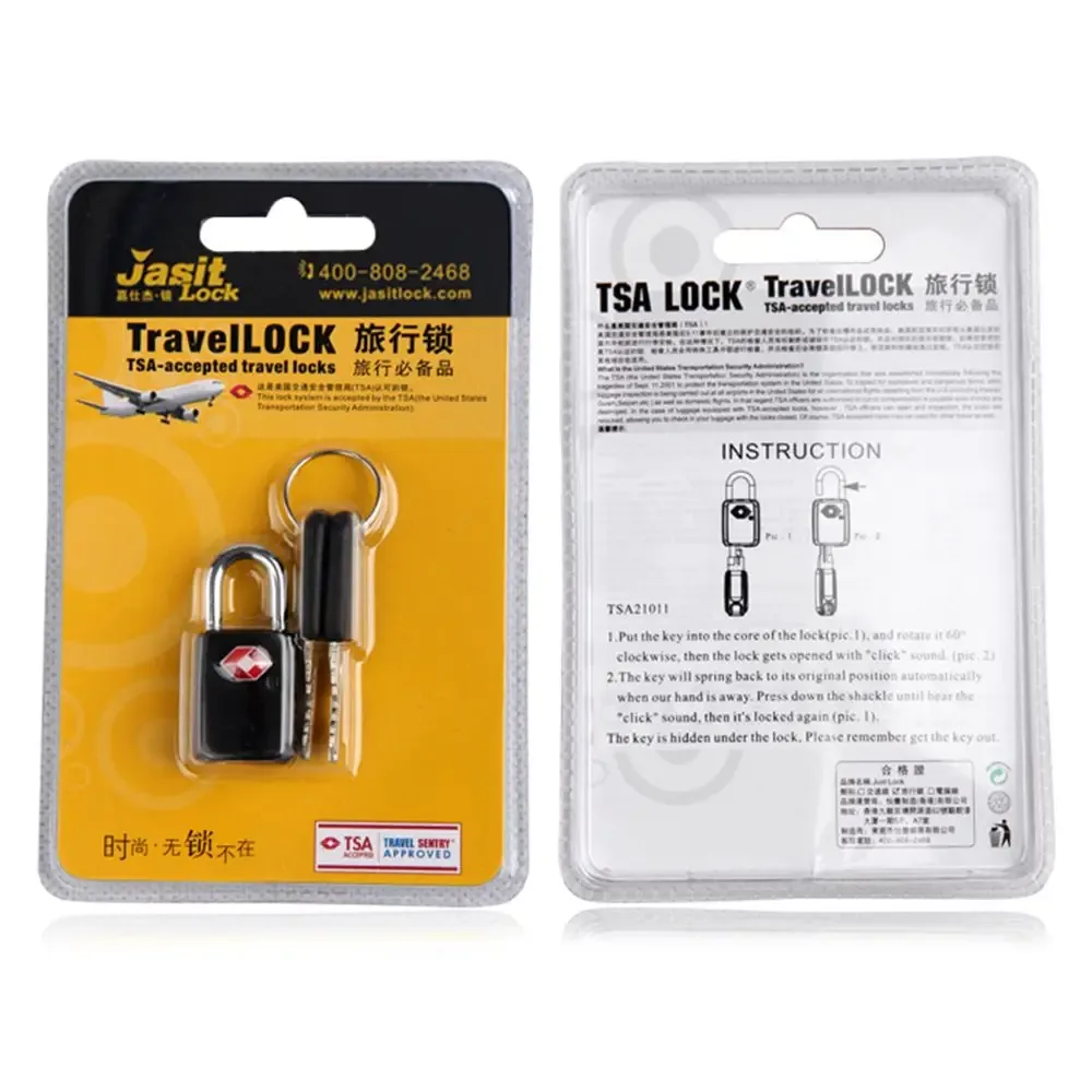 le cadenas portatif imperméable de bagage de valise verrouille la serrure douanière de tsa