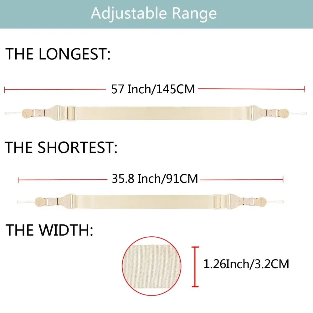 bandoulière réglable portable en nylon, lanière de cou de remplacement, étui pour tablette à dégagement rapide, sangle d'appareil photo, sac pour ordinateur portable