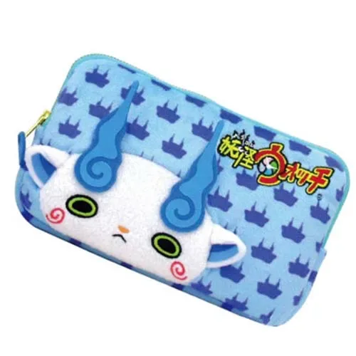 nouveau mignon yo-kai montre jibanyan komasan filles enfants femme en peluche maquillage sacs à cosmétiques étuis de rangement sacs à crayons pour les enfants