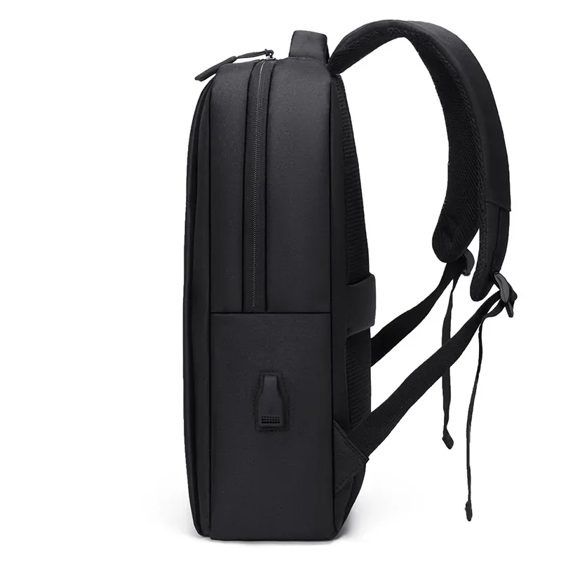 golf-sac à dos pour ordinateur portable de grande capacité pour hommes, sacs de voyage étanches noirs avec chargeur de procureur, école de procureur, affaires, 15.6 pouces, nouveau