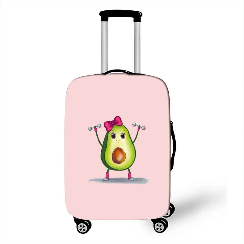 juste de bagage à motif d'avocat de style drôle, étui de protection anti-poussière pour valise logique, mode, 18 "-32"