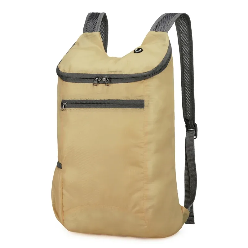 sac à dos de sport de loisirs en plein air, sac pliable, rangement léger, résistant à l'usure, sac à dos de randonnée et de cyclisme