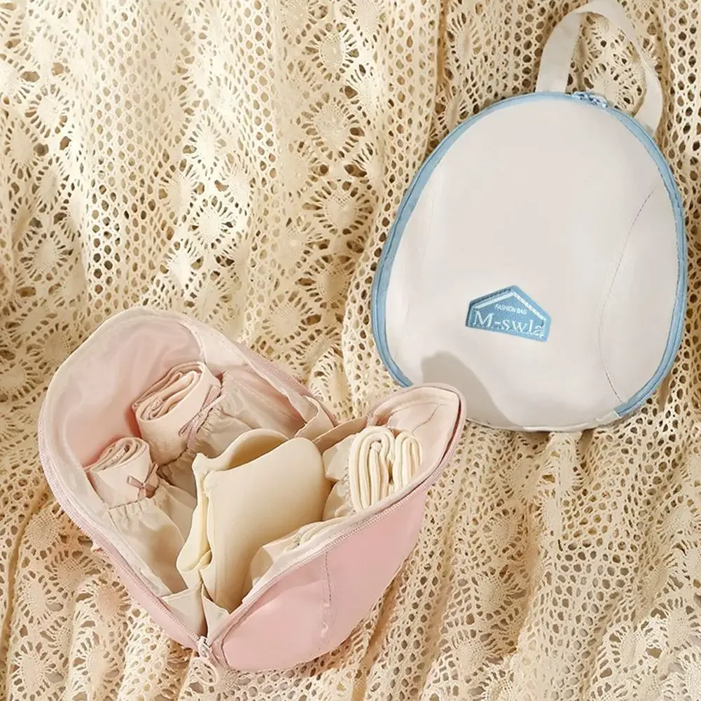 sac de rangement portable en fibre de polyester pour sous-vêtements, chaussettes et soutiens-gorge, en forme de boule, 1 ou 2 pièces