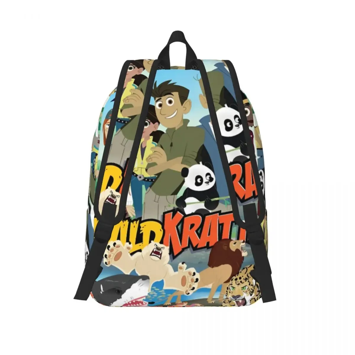 wild kratts sac à dos pour hommes femmes mode étudiant randonnée voyage sac à dos collège sac à bandoulière léger