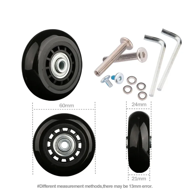 valise universelle roue boîtier de chariot roue résistante à l'usure valise silencieuse roue universelle remplacement réparation accessoires roulette