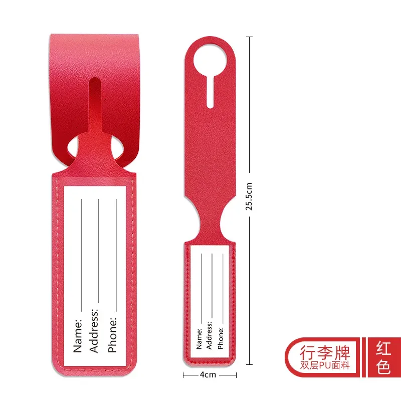étiquette de nom de bagage intégrée, étiquette de bagage de voyage anti-perte, étiquettes de bagage de document solide, étiquette de valise, accessoires de voyage, mode