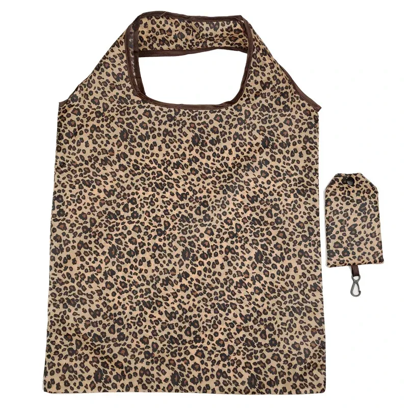  sac à main fourre-tout écologique pliable imprimé à la mode – sac de voyage et d'épicerie de grande capacité avec pochette sacs à provisions
