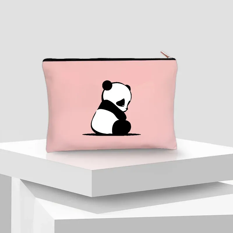 kawaii panda trousse à cosmétiques enfants voyage nécessité toilette sac à couches pochette de maquillage pour jolies filles anniversaire nouvel an cadeau