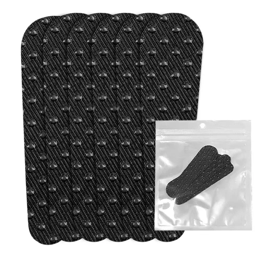 6 patchs antidérapants en silicone à pois pour sacs à bandoulière, bandes antidérapantes réutilisables, autocollants pour bretelles, coussinets antidérapants