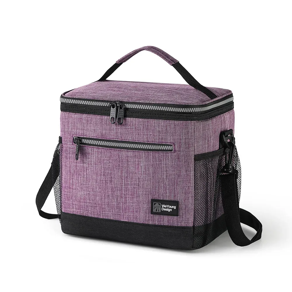 sac d'isolation thermique de grande capacité, sac de rangement de fruits bento pour les déplacements au bureau en plein air, sac isotherme thermique pour boissons et boissons