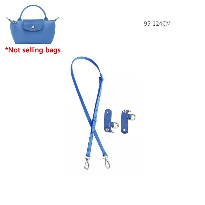sangle d'épaule en cuir véritable adaptée au sac longchamp mini le pliage, accessoires de sangle de sac bandoulière sans perforation