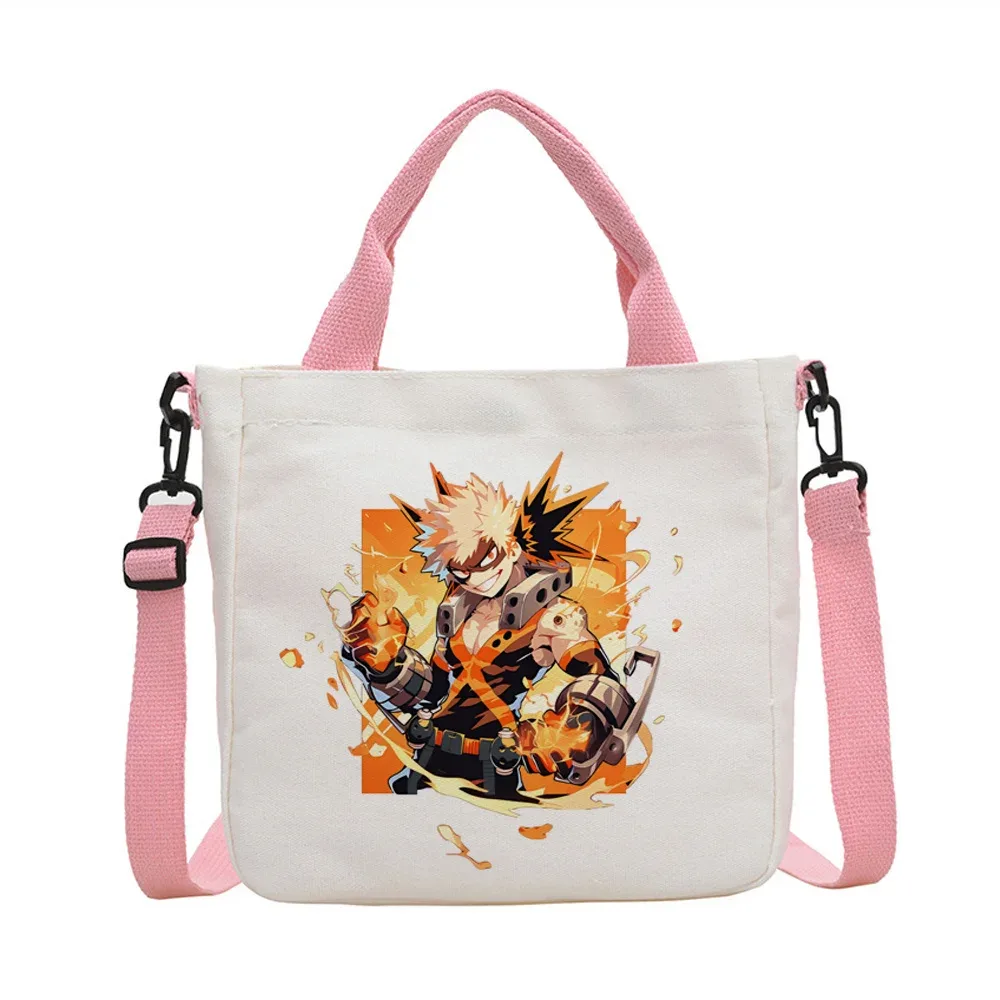 sac fourre-tout pliable my hero academia bakugo, sac de courses en toile, sac cabas femme