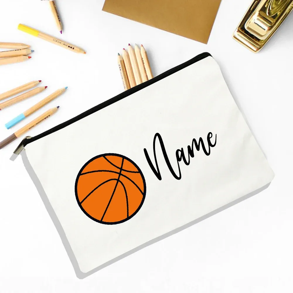 sac à crayons de football personnalisé, trousse à crayons avec nom personnalisé, fournitures de papeterie scolaire, sacs de rangement, cadeau de noël et d'anniversaire pour enfant