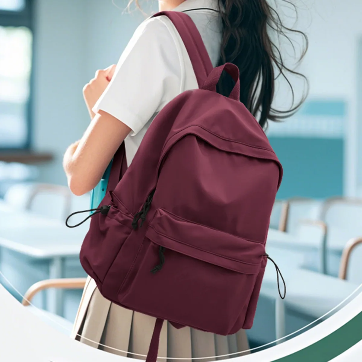 Sac à dos d'école pour adolescents, filles et garçons, sac à dos pour femmes, sac de lycée, sac à dos de voyage pour ordinateur portable, sac à dos de travail décontracté