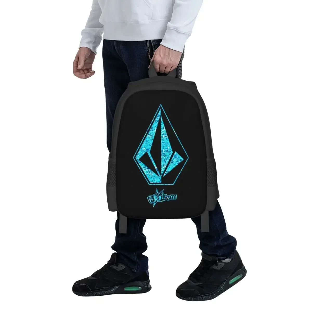 sac à dos d'école avec logo volcoms, sac à dos de randonnée, sac à dos de voyage pour garçons et filles, sac à dos à la mode, sacs à bandoulière