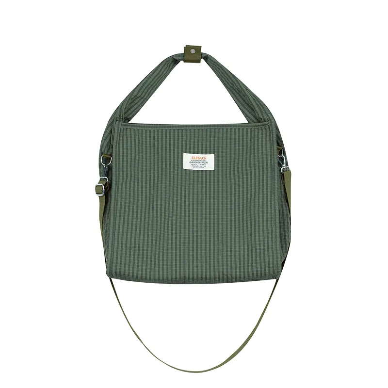 elfsack 2025 été nouveauté y2k plaid sac fourre-tout grande capacité coréen collège style bandoulière sac à bandoulière pour femme