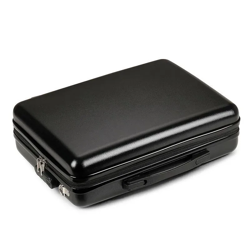 mallette pour ordinateur portable hard shell 16" - portefeuille d'affaires tsa lock avec conception antichoc et organisateur multi-compartiments