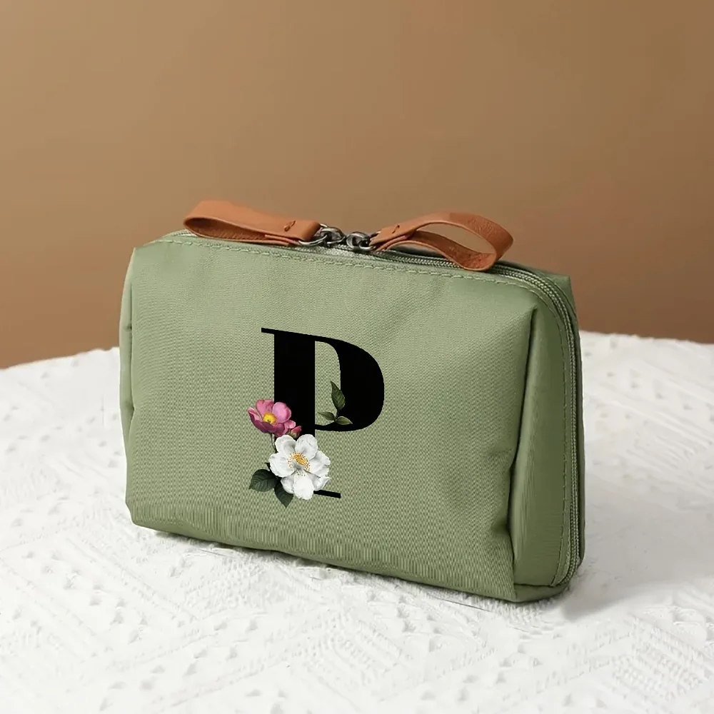 sac de rangement multifonctionnel 1 pièce, trousse de maquillage à la mode pour femmes, trousse de toilette de voyage portable adaptée aux voyages d'affaires et aux voyages