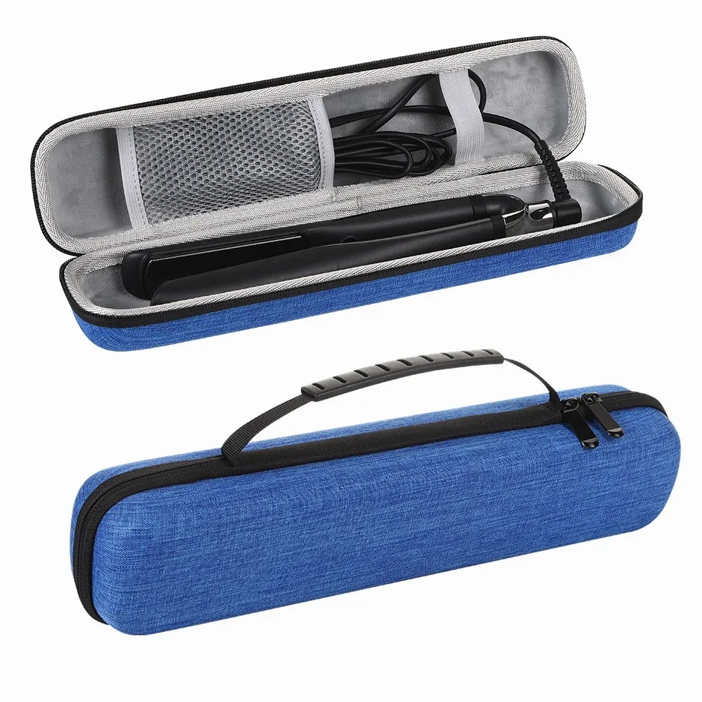 sac de rangement pour fer à friser et lisseur de voyage, coque rigide en eva, anti-pression et anti-chute, boîte de rangement portable