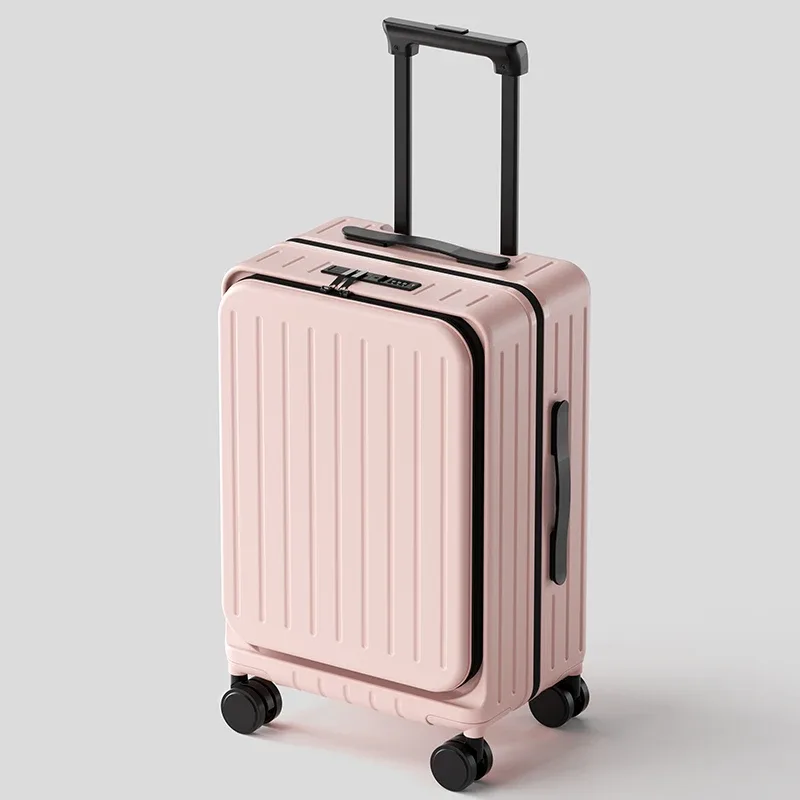 nouvelle valise ouverte avant cabane boîtier de chariot 20/24/26 pouces cadre de haute qualité valise de grande capacité étui de voyage pour hommes et femmes