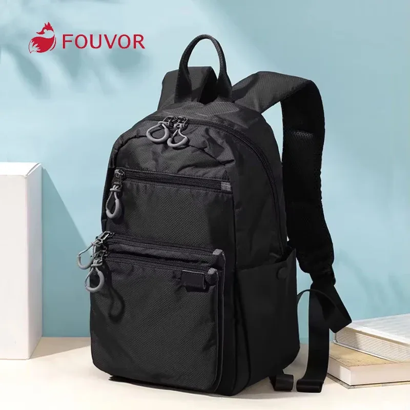 FouEisSac à dos étanche pour femme, grande capacité, toile de sport, sacs à dos pour ordinateur portable, voyage, mode, sac d'école en nylon pour étudiant, 2802-02