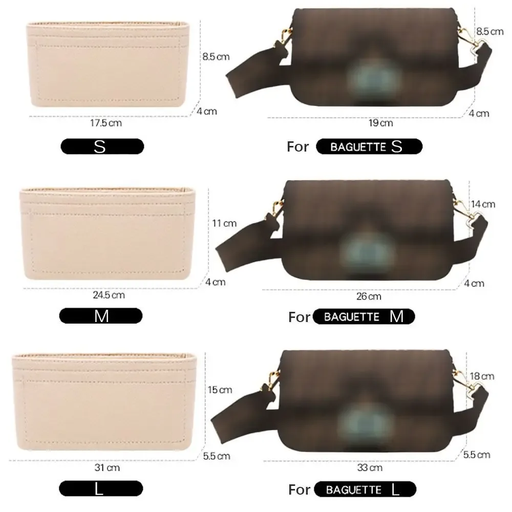 sac d'insertion en feutre durable, sac de rangement, support, sac interne, sac d'organisation portable, organisateur