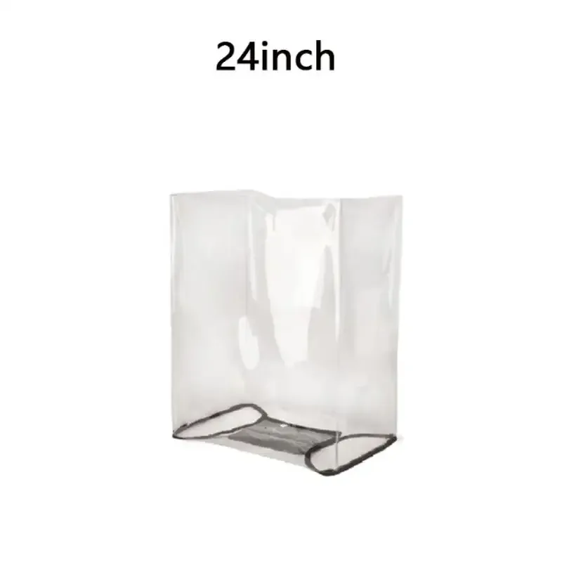 protecteur de valise en pvc transparent, anti-poussière, résistant aux rayures, housse de bagage universelle adaptée aux sacs de voyage de 20 à 28 pouces, 1 pièce
