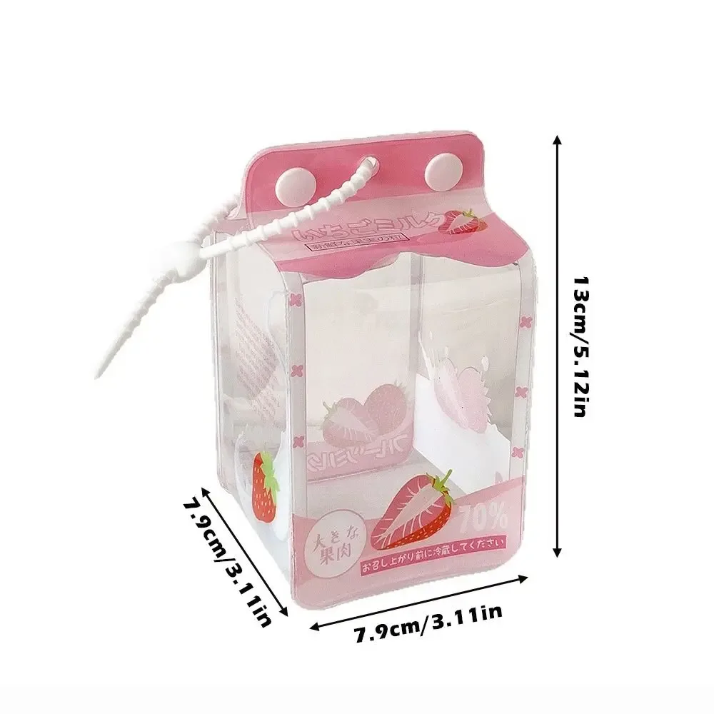 sac d'exposition de poupée en pvc imperméable, transparent avec lanière, sac de rangement de poupée en coton de 10cm, pochette de protection pour voyage en plein air
