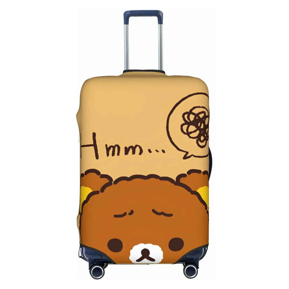 housse de valise personnalisée r-rilakkumas, housse de protection lavable pour bagages, motif ours de dessin animé mignon, pour 18-32 pouces