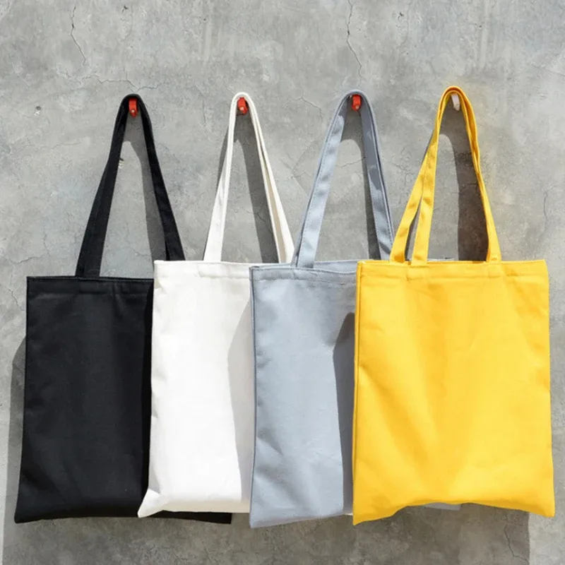 sacs à main multicolores de haute qualité pour femmes et hommes, sacs fourre-tout en toile, sacs d'épicerie réutilisables en coton, sacs de courses à fermeture éclair, sacs écologiques pliables