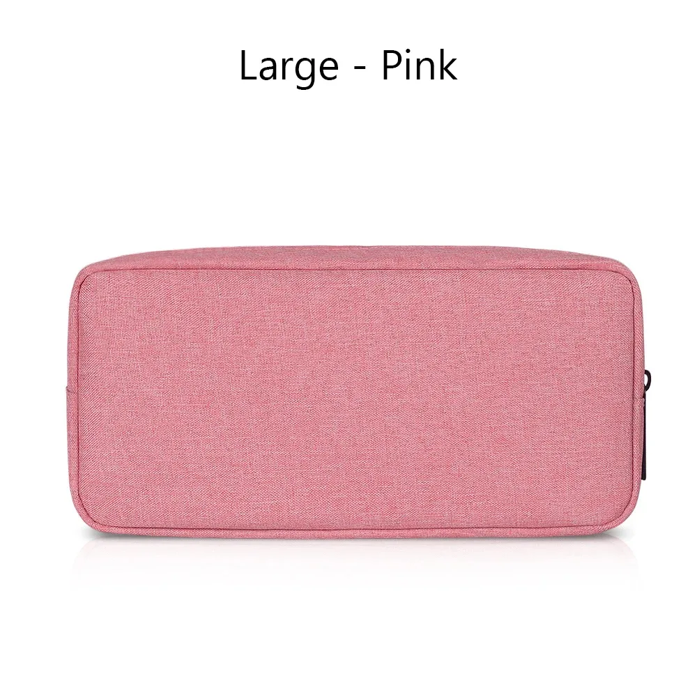 sacs de rangement numériques portables, organisateur de gadgets usb câbles fils chargeur batterie fermeture éclair sac à cosmétiques, étui accessoires