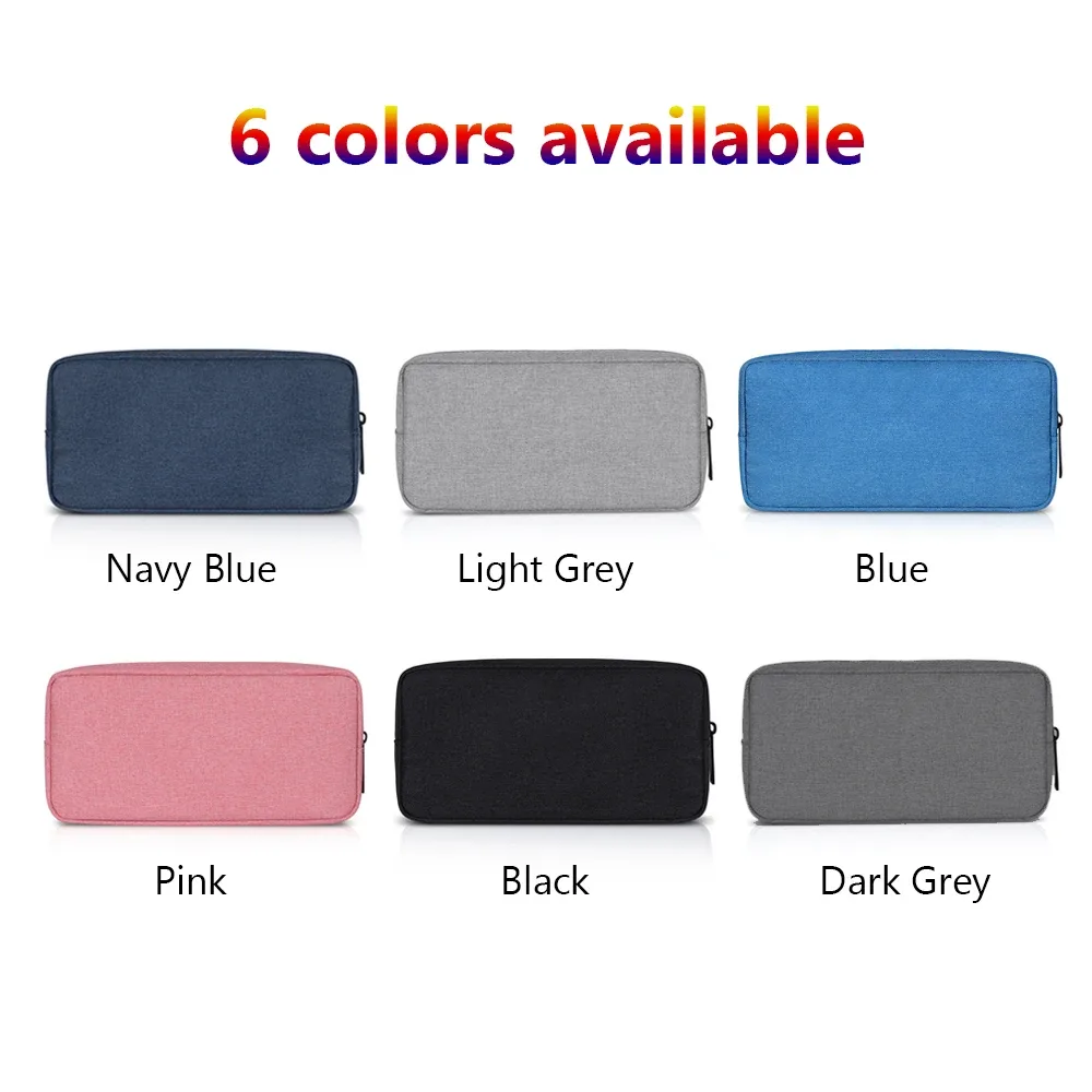 sacs de rangement numériques portables, organisateur de gadgets usb câbles fils chargeur batterie fermeture éclair sac à cosmétiques, étui accessoires