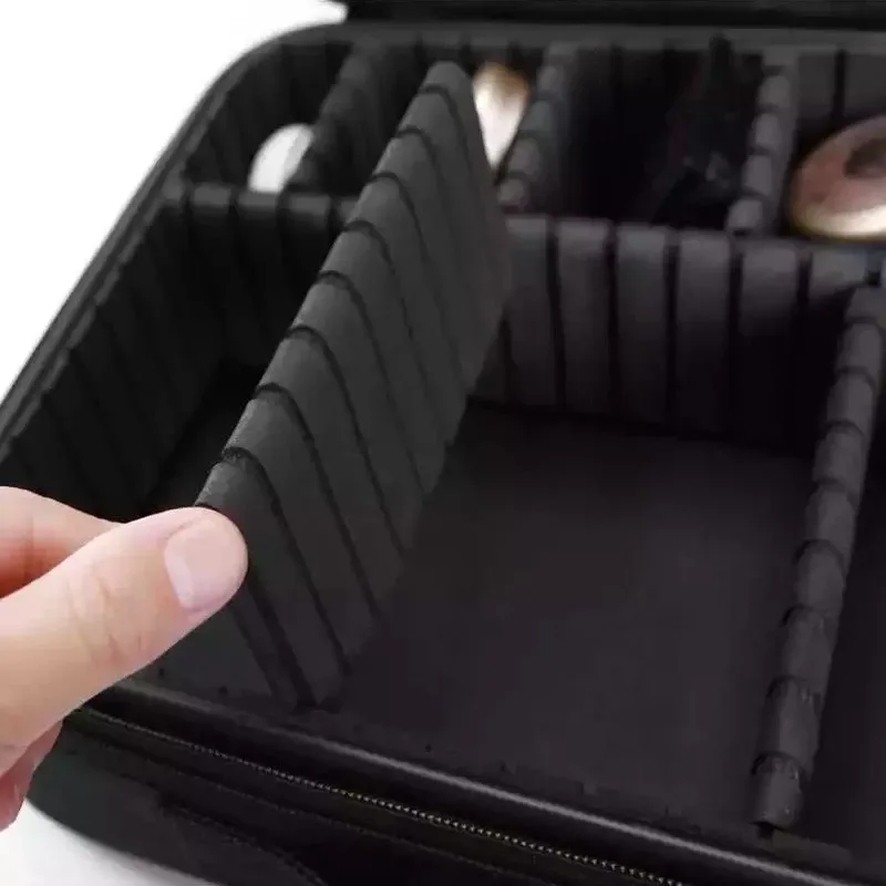 valises à double étages, nouvelle marque, étui à cosmétiques professionnel, motif d'ongles, boîte à outils semi-permanente, sac de rangement pour cosmétiques, 2020