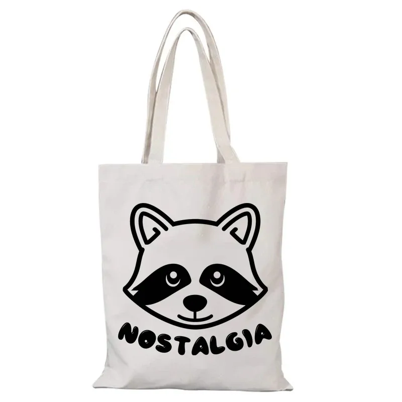 mignon toile sac fourre-tout loisirs eco sac caractère nouveaux sacs à main sacs en tissu femmes sac à main shopper shopping plage épaule pliable