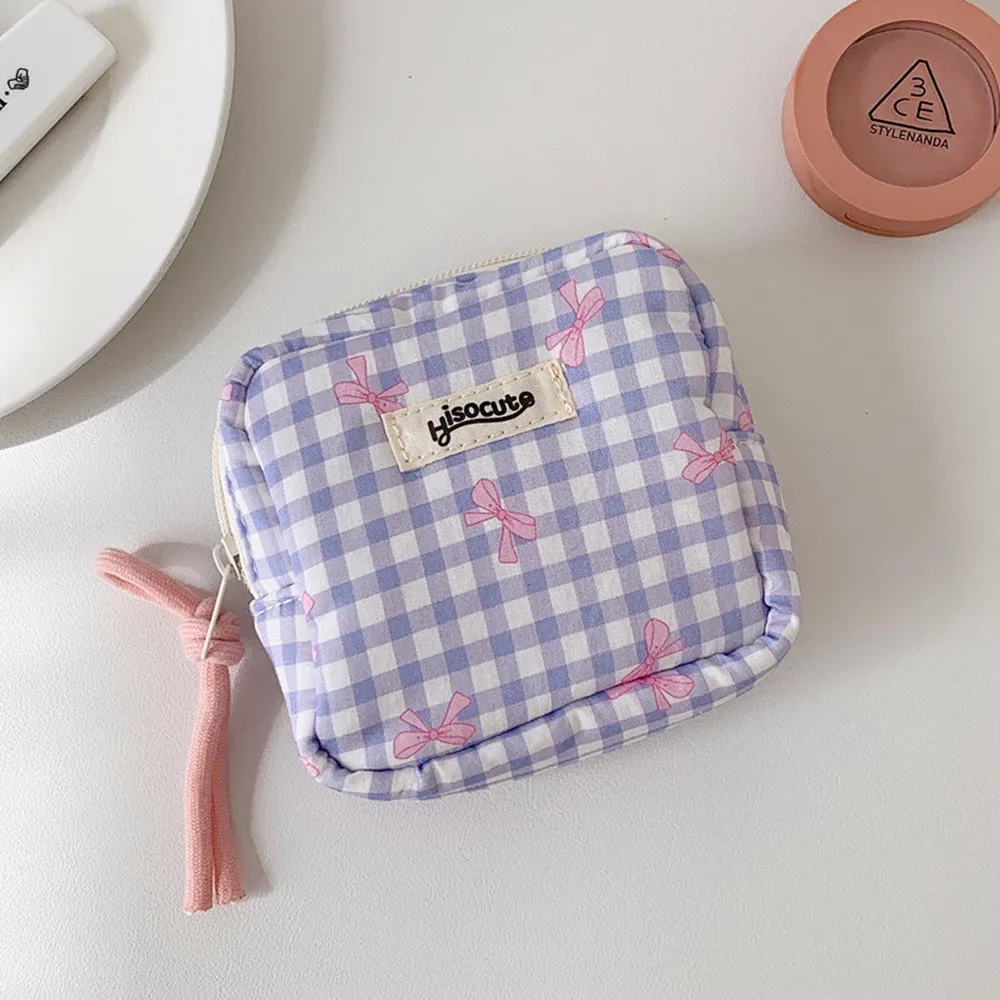 mini pochette de maquillage version coréenne pour voyage, enveloppe de rouge à lèvres, sac de rangement de bijoux cosmétiques portables, idée cadeau de noël/anniversaire