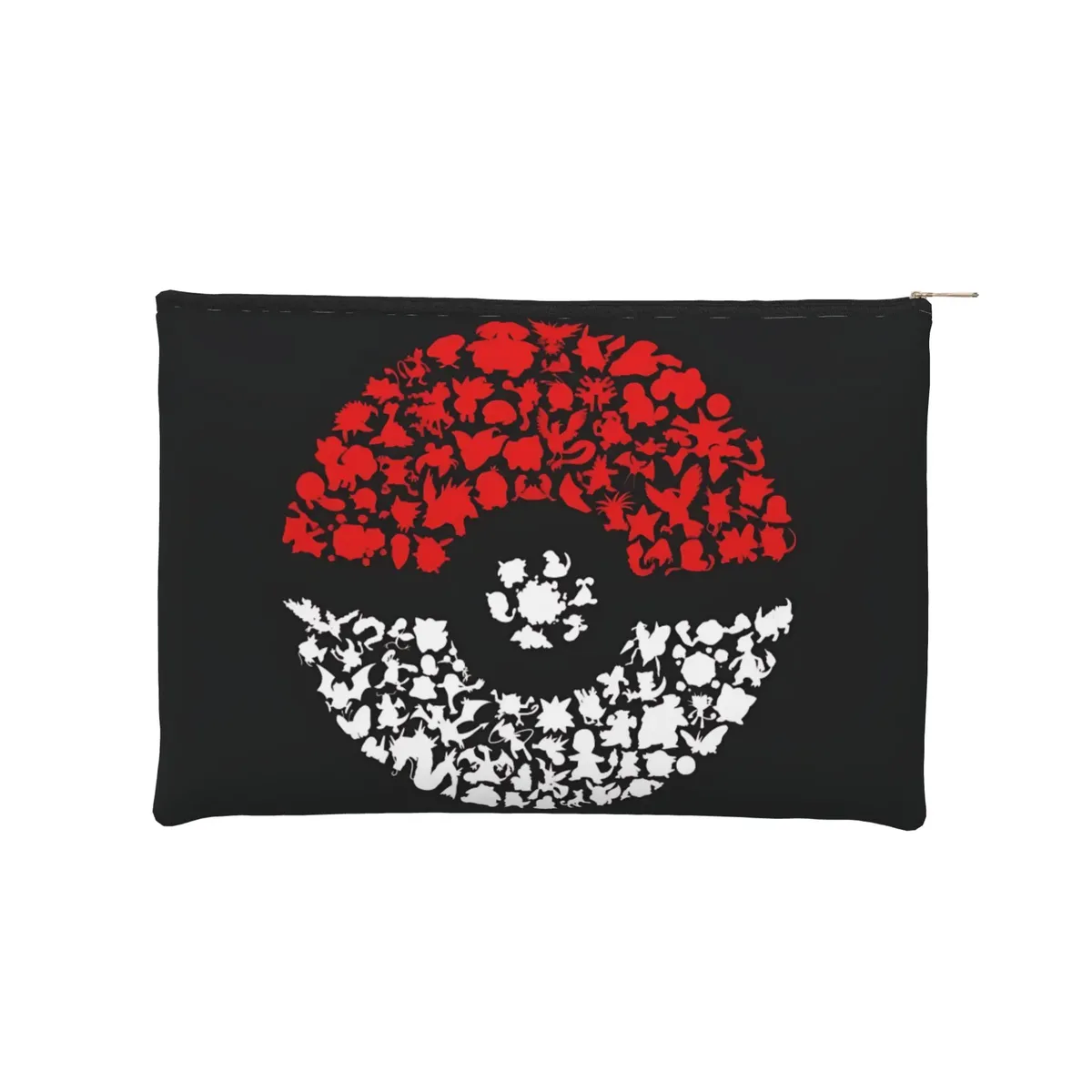 sac de voyage léger et mignon pokemon, pochette de maquillage eeveelution, trousse de toilette avec fermeture éclair, pochette cosmétique de voyage