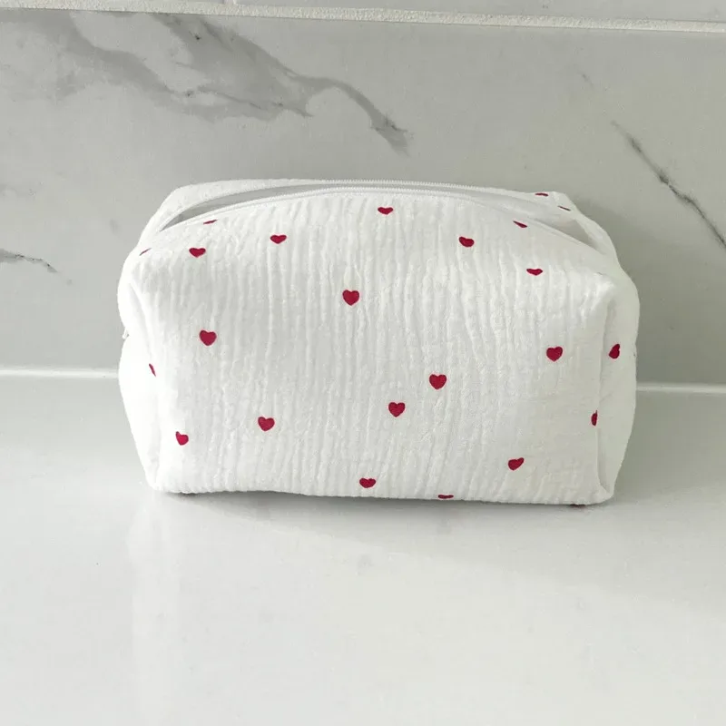 mini sac de rangement à imprimé floral pour femmes, sac à crayons rose doux, sac à fermeture éclair solide, trousse de maquillage mignonne, sac rectangulaire pour étudiants, porte-monnaie chic, nouveau